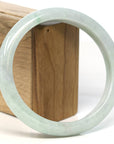 Baikalla Jewelry Jadeite Jade Bangle Bracelet Baikalla "Half Round" Green Jadeite Jade Bangle Bracelet (66.3 mm)