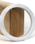 Baikalla Jewelry Jadeite Jade Bangle Bracelet Baikalla "Half Round" Light Lavender Jadeite Jade Bangle Bracelet (66.4 mm)