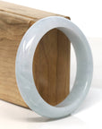 Baikalla Jewelry Jadeite Jade Bangle Bracelet Baikalla "Half Round" Light Lavender Jadeite Jade Bangle Bracelet (57.2 mm)
