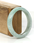 Baikalla Jewelry Jadeite Jade Bangle Bracelet Baikalla Classic Blue- Green Jadeite Jade Bangle Bracelet (55.96 mm)