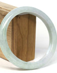 Baikalla Jewelry Jadeite Jade Bangle Bracelet Baikalla Natural Burmese Light Green Jadeite Jade Bangle Bracelet (66.28mm)