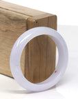 Baikalla Lavender Jadeite Jade Oval Bangle (53.9mm)