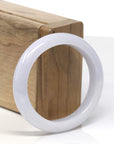 Baikalla Light Lavender Jadeite Jade Oval Bangle (57.2mm)