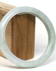 Baikalla Jewelry Jadeite Jade Bangle Bracelet Baikalla Natural Burmese Light Green Jadeite Jade Bangle Bracelet (66.28mm)