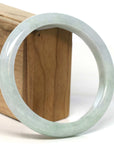 Baikalla Jewelry Jadeite Jade Bangle Bracelet Baikalla Natural Burmese Light Green Jadeite Jade Bangle Bracelet (66.28mm)