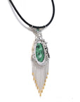 Baikalla Jewelry Jadeite Jade Buddha & Guanyin Genuine Burmese light Green Jadeite Jade Guanyin Pendant Necklace