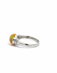 Baikalla Jewelry Gold Opal Ring Baikalla™ "Charlotte" 18K Gold Ethiopian Opal Ring