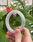 Baikalla Natural Jadeite Jade Bangle Bracelet (58.5 mm)