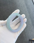 Baikalla High End Icy Lavender & Green Jadeite Jade Bangle
