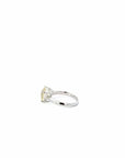Baikalla Jewelry Gold Sunstone Ring 14k White Gold Sunstone Ring