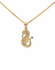 Baikalla Jewelry 14K Yellow Gold Pendant Baikalla 14k Yellow Gold Seahorse Pendant Necklace