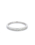 Baikalla Jewelry Diamond Ring Baikalla 18k White Gold Diamond Anniversary Band