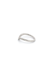 Baikalla Jewelry Diamond Ring Baikalla 14k White Gold Diamond Contour Anniversary Band