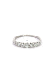 Baikalla Jewelry Diamond Ring Baikalla 18k White Gold Diamond Anniversary Band