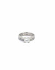 Baikalla Baikalla™ 14k White Gold Moissanite Diamond 2 in 1 Engagement Ring