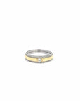 Baikalla Jewelry Gold Ring 8 Baikalla™ 18k Two Tone Diamond Wedding Ring