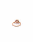 Baikalla Jewelry 18k Gold Engagment Ring Baikalla 14k Rose Gold Princess Cut Diamond Engagement Ring
