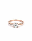 Baikalla Jewelry 18k Gold Engagment Ring 7.5 Baikalla 14k Rose Gold Diamond Ring