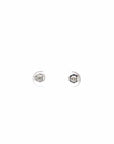 Baikalla Jewelry Gold Gemstone Earrings Baikalla™ 14k White Gold Natural Pink Sapphire Earrings