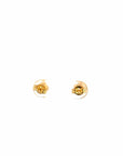 Baikalla Jewelry Gold Gemstone Earrings 18K Yellow Gold Zircon Earrings