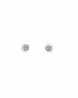 Baikalla Jewelry Gold Gemstone Earrings 14k Classic White Gold Diamond Earrings