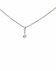 Baikalla Jewelry Silver Gemstones Earrings Baikalla™ Classic 14k White Gold Sapphire Pendant Necklace