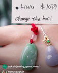 IG Live "Natural Lavender Jadeite Jade Hulu Necklace Swap Bail See picture" (Live Pick) (02/01/25)