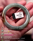 IG Live "Natural Jadeite Jade Red & Blue Green Flower Jadeite Jade Bangle" (Live Pick) (03/10/25)