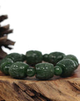 Baikalla Jewelry jade beads bracelet Baikalla Genuine Nephrite Jade Buddha Symbol TongTong Men's Bracelet