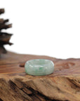 Baikalla Jewelry Jadeite Jade Bangle Bracelet Burmese Green Jadeite Jade Men's Band Ring