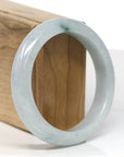 Baikalla Jewelry Jadeite Jade Bangle Bracelet Baikalla "Half Round" Blue-Green Jade Bangle Bracelet (57.42mm)