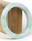 Baikalla Jewelry Jadeite Jade Bangle Bracelet Baikalla "Half Round" Green Jade Bangle Bracelet (61.25mm)