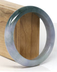Baikalla Jewelry Jadeite Jade Bangle Bracelet Baikalla "Half Round" Jade Bangle Bracelet (60.53mm)