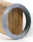 Baikalla Jewelry Jadeite Jade Bangle Bracelet Baikalla "Half Round" Jade Bangle Bracelet (60.53mm)