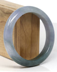 Baikalla Jewelry Jadeite Jade Bangle Bracelet Baikalla "Half Round" Jade Bangle Bracelet (60.53mm)
