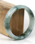 Baikalla Jewelry Jadeite Jade Bangle Bracelet Baikalla "Classic Bangle" Forest Green Natural Burmese Jadeite Jade Bangle (62.42 mm)