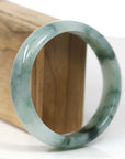 Baikalla Jewelry Jadeite Jade Bangle Bracelet Baikalla "Classic Bangle" Forest Green Natural Burmese Jadeite Jade Bangle (62.42 mm)