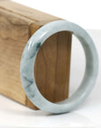 Baikalla Jewelry Jadeite Jade Bangle Bracelet Burmese Blue-Green Jade Jadeite Bangle Bracelet (55.70 mm)
