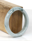 Baikalla Jewelry Jadeite Jade Bangle Bracelet Burmese Blue-Green Jade Jadeite Bangle Bracelet (55.70 mm)