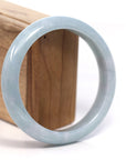 Baikalla Jewelry Jadeite Jade Bangle Bracelet Baikalla™ "Classic Bangle" Genuine Burmese Green Jadeite Jade Bangle Bracelet (62.58mm)