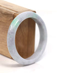 Baikalla Jewelry Jadeite Jade Bangle Bracelet Baikalla™ "Classic Bangle" Genuine Burmese Green Jadeite Jade Bangle Bracelet (56.60mm)