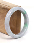 Baikalla Jewelry Jadeite Jade Bangle Bracelet Baikalla™ "Classic Bangle" Genuine Burmese Green Jadeite Jade Bangle Bracelet (56.60mm)
