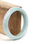 Baikalla Jewelry Jadeite Jade Bangle Bracelet Baikalla™ "Classic Bangle" Genuine Burmese Green Jadeite Jade Bangle Bracelet (57.15mm)