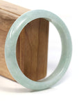 Baikalla Jewelry Jadeite Jade Bangle Bracelet Baikalla™ "Classic Bangle" Genuine Burmese Green Jadeite Jade Bangle Bracelet (62.55mm)