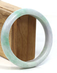 Baikalla Jewelry Jadeite Jade Bangle Bracelet Baikalla™ "Classic Bangle" Genuine Burmese Green Jadeite Jade Bangle Bracelet (58.47mm)