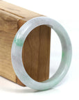 Baikalla Jewelry Jadeite Jade Bangle Bracelet Baikalla™ "Classic Bangle" Genuine Burmese Green Jadeite Jade Bangle Bracelet (56.56 mm)