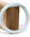 Baikalla Jewelry Jadeite Jade Bangle Bracelet Baikalla™ "Classic Bangle" Genuine Burmese Green Jadeite Jade Bangle Bracelet (62.71mm)
