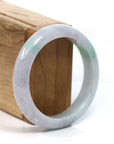 Baikalla Jewelry Jadeite Jade Bangle Bracelet Baikalla™ "Classic Bangle" Genuine Burmese Green Jadeite Jade Bangle Bracelet (55.06mm)