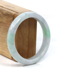 Baikalla Jewelry Jadeite Jade Bangle Bracelet Baikalla™ "Classic Bangle" Genuine Burmese Green Jadeite Jade Bangle Bracelet (57.04 mm)