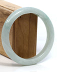 Baikalla Jewelry Jadeite Jade Bangle Bracelet Baikalla™ "Classic Bangle" Genuine Burmese Jadeite Jade Bangle Bracelet (62.28mm)